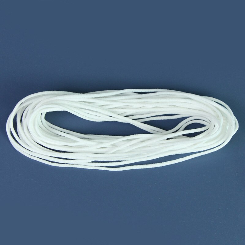 3mm maske elastisk gummibånd maske ørehængende reb rundt elastik bånd diy håndværk sy beklædning tilbehør