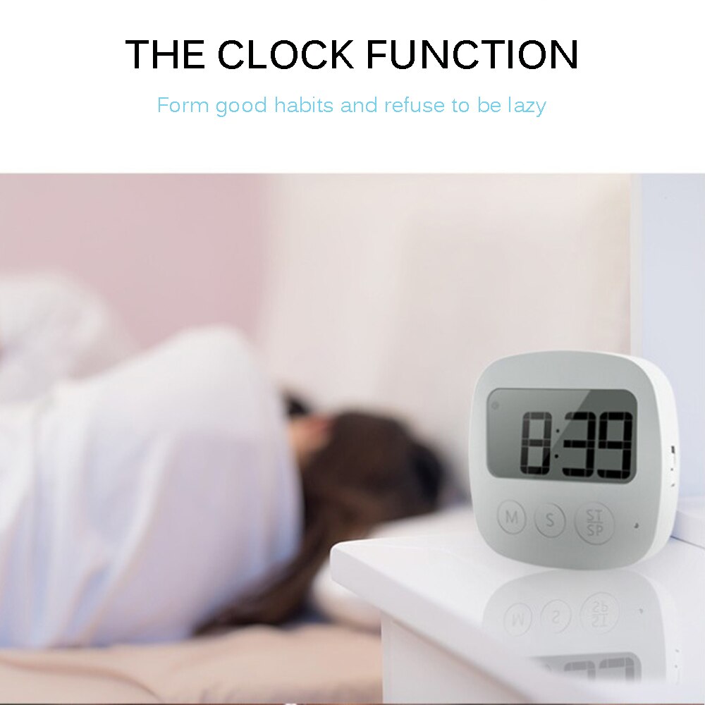 Kitchen 2 In 1 Timer Digital Kitchen Timer Magnetic Electronic Timer And Stopwatch Sounding Alarm