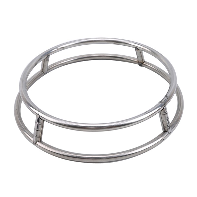 Diameter 28cm/30cm Stainless Steel Wok Rack Round Type Pot Rack Pot Ring Soup Pot Holder Shelf Kitchen Supplies