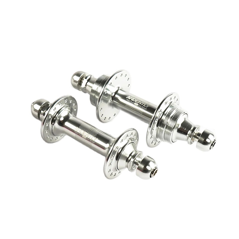 Ardently Fixed Gear Hubs 20 24 Holes Single Speed Track Bike Hub Aluminum Alloy Front And Rear Bearing Bicycle Hub Cycling Parts: Light Grey