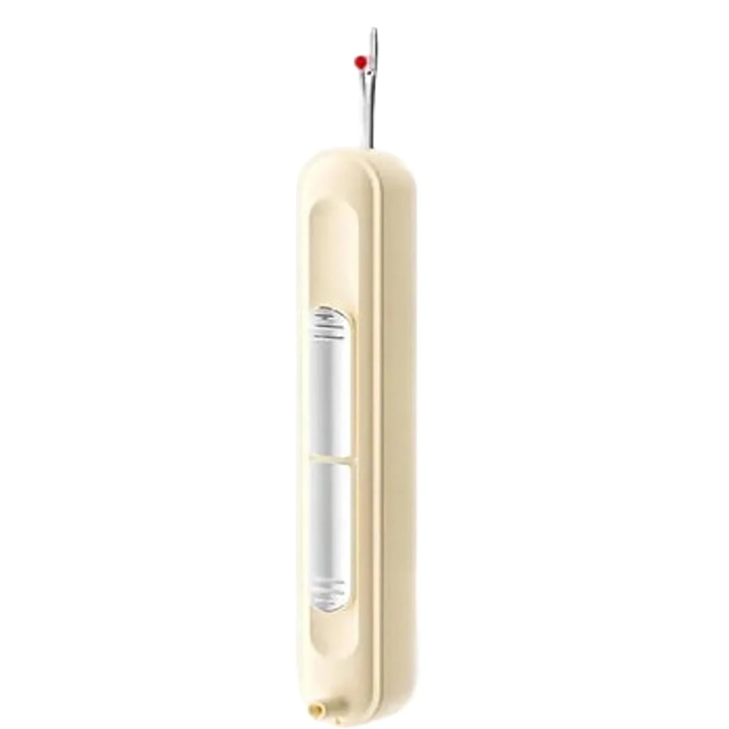 2in1 Hand Sewing Needle Threader and Seam Ripper Easy Threading and Stitch Removal Tool for Seniors Durable Sewing Accessory: Beige