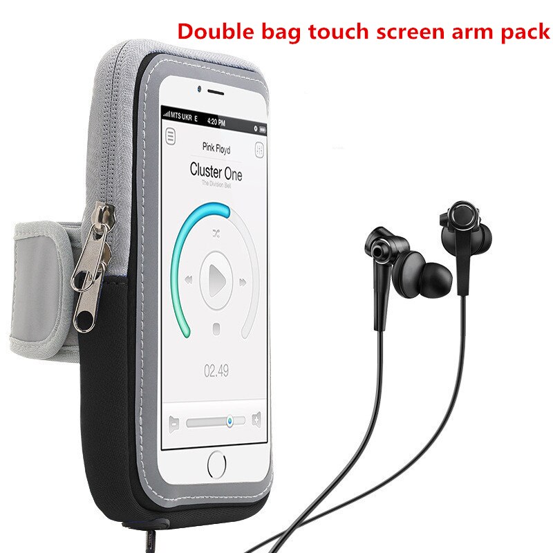 Universal- Arm Tasche 4-6Zoll Handy, Mobiltelefon Bewegungs Telefon Armbinde Abdeckung für Sport-Arm-Band Halfter der telefon auf sterben Arm fallen Abdeckung