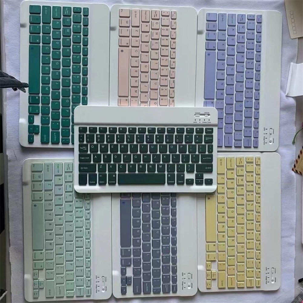 Wireless Keyboard Mouse Set for iPad Samsung Huawei Xiaomi Tablets Bluetooth Keyboard Mouse Compatible with iOS Android Windows