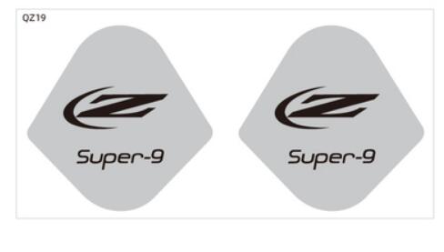 Pegatina de válvula para zipp firecrest super-9, calcomanías para rueda de bicicleta de carretera, ciclismo: light gray