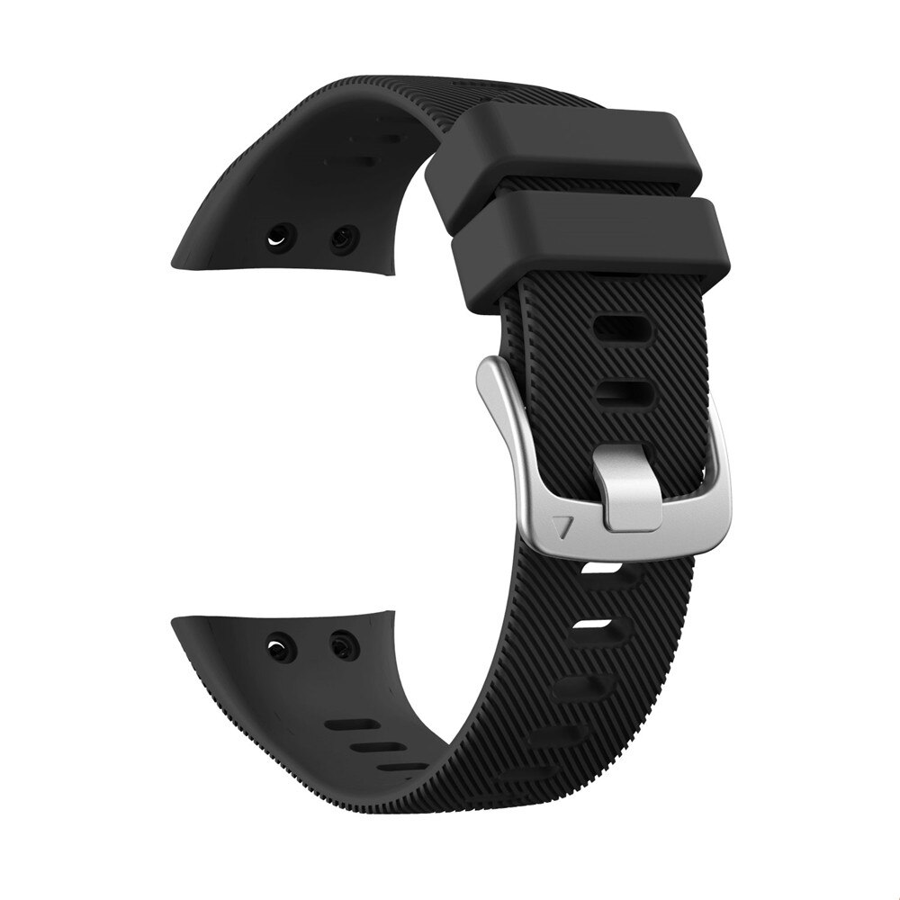 Silikon dla Garmin Forerunner 45 S moda zespoły sport bransoletka zamienna watchband dla Garmin Forerunner 45 smart watchstrap: Black / For forerunner 45