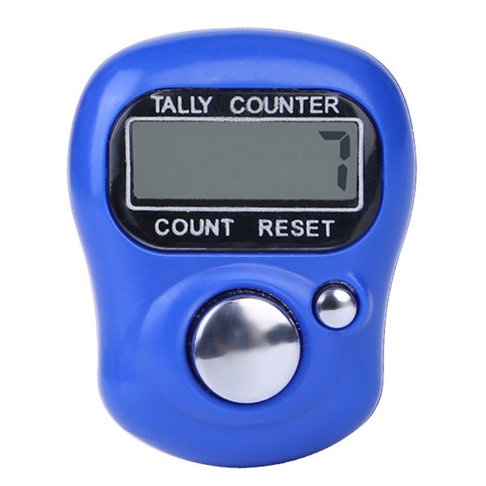 Ring Sculpt Digit Digital LCD Electronic Finger Hand Ring Knitting Row Tally Counter Small And Compact LCD Screen Display