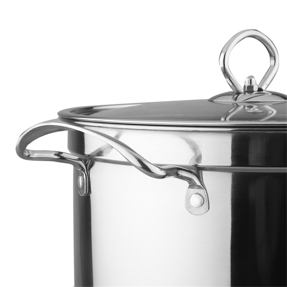 Premium Stainless Steel Stock Pot with Lid Thickened Harm Free Soup Pot