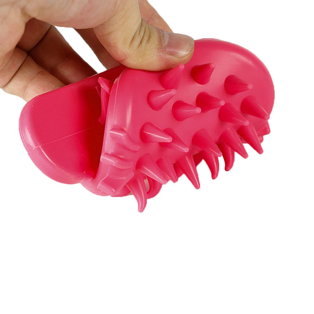 Pet Licking Cat Massage Brush Tongue-shaped Tongue Cat Brush Scratcher Pet Hair Remover Brush For Small Dog Kitty