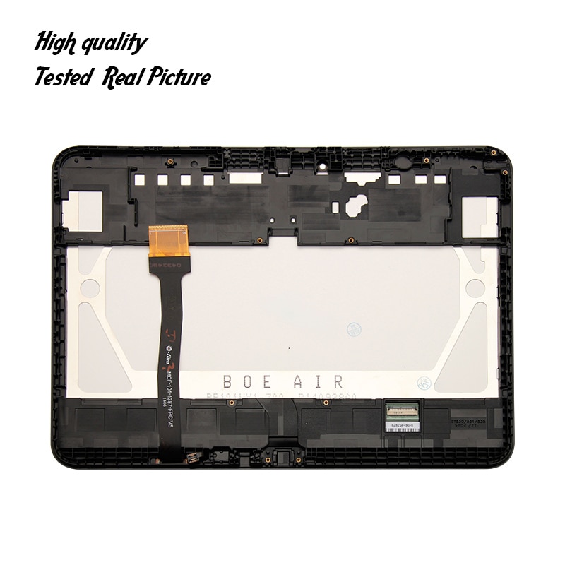 Lcd-scherm Voor Samsung Galaxy Tab 4 10.1 SM-T530 T535 T531 T530 Lcd Touch Screen Digitizer Vergadering Met Frame