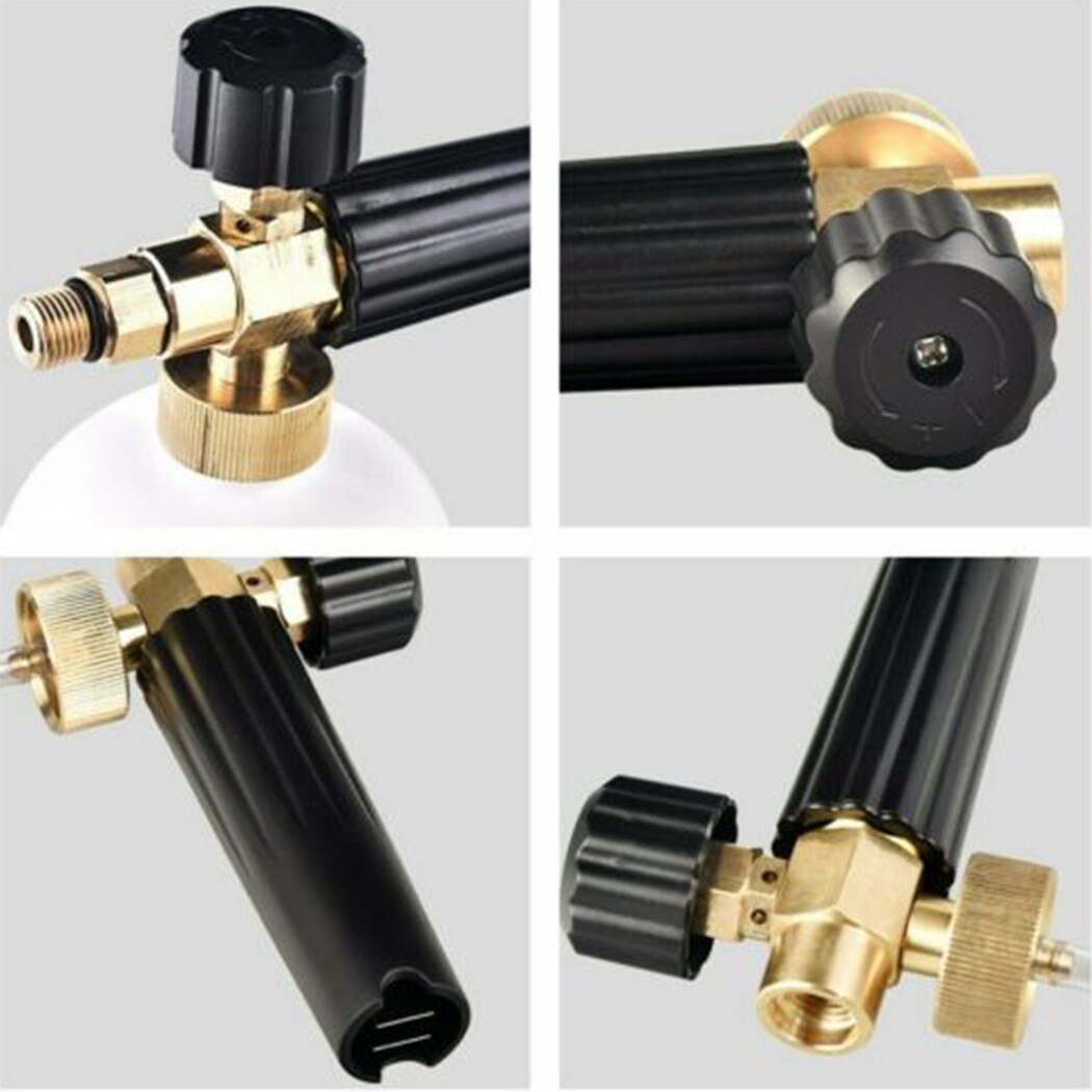Jet Foam Lance Plastic Pressure Quick Release Washer Adjustable Bottle