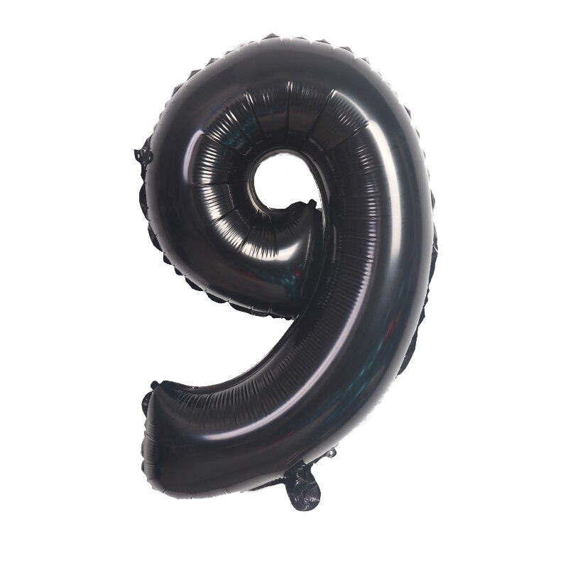 Panda Karikatur Ebene Folie Ballon freundlicher Geburtstag Party Dekoration Baby Dusche freundlicher spielzeug Letax ballons globos Helium Ball: 32Zoll Nummer 9
