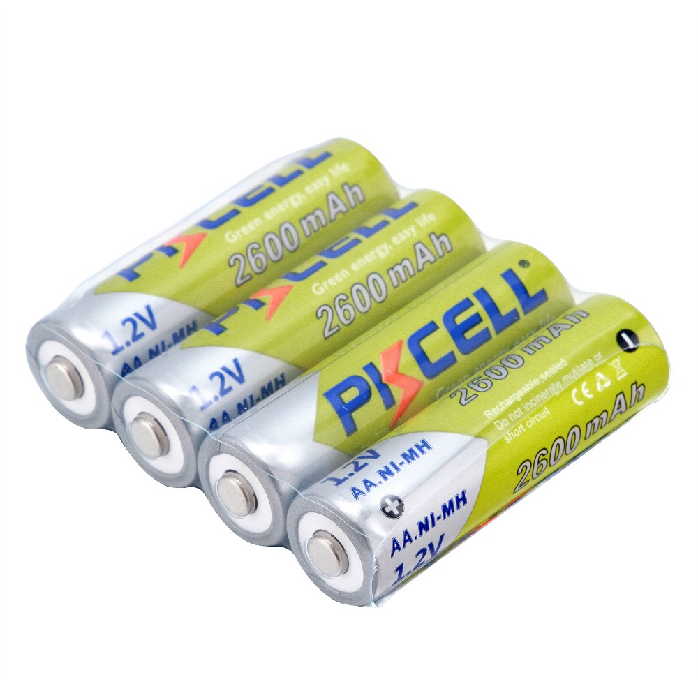 4 ~ 20 stuks Pkcell 1.2 V AA 2600 mAh Ni-Mh Oplaadbare Batterijen Voor RC Digitale Camera