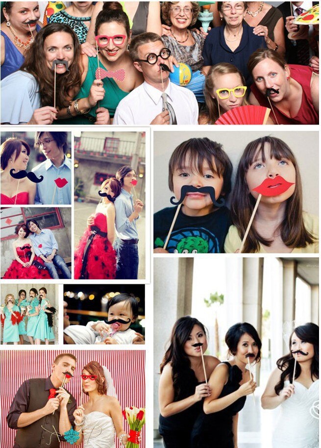 funny biggest size DIY wedding photography props /photo booth props / party props/wedding favors