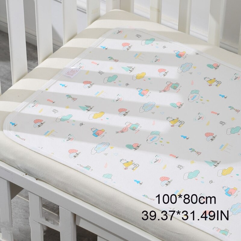 Cambiador portátil para bebé, colchoneta impermeable reutilizable para cambiador de pañales, colchón para bebé, cojín de juego de suelo, esterilla Unisex para Bo