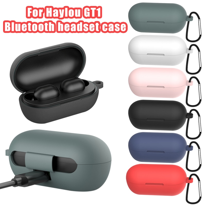 6 Kleuren Zachte Siliconen Case Voor Haylou GT1 Tws Bluetooth Koptelefoon Draadloze Hoofdtelefoon Voor Hooi Lou Headset Bescherming