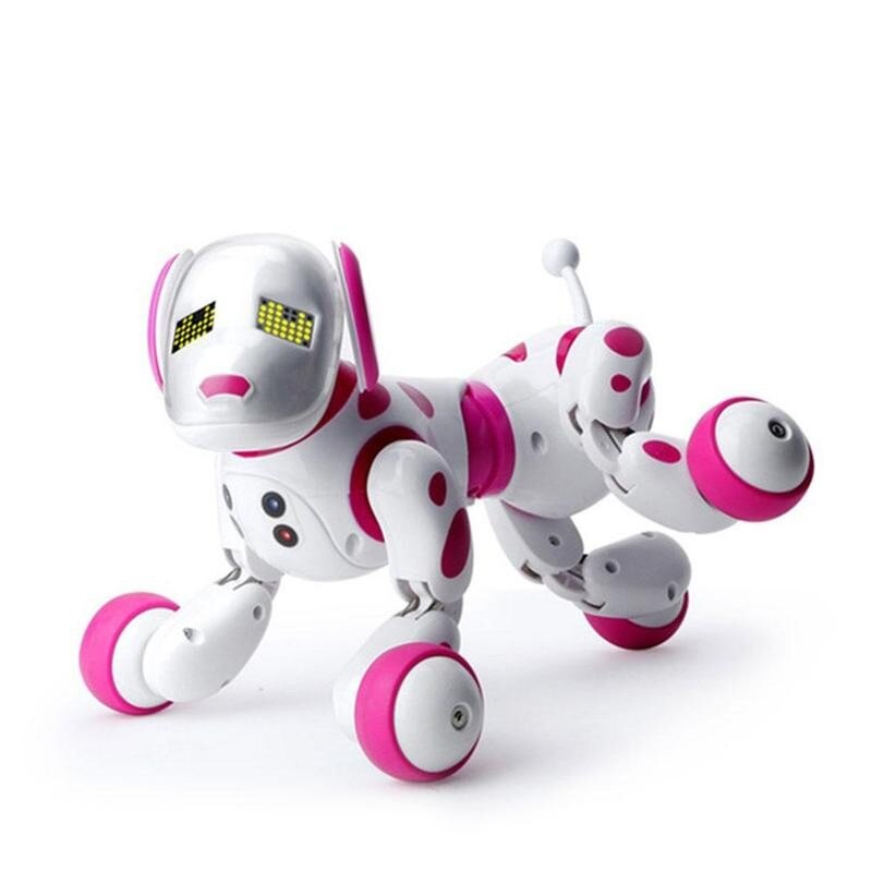 Perro Robot inteligente a Control remoto para niños, juguete inalámbrico Programable con Perro Robot por Control remoto, juguetes que caminan