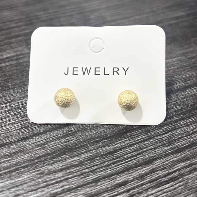 Pendientes de tuerca con contraste de Metal ovalado geométrico francés, pendiente con personalidad, un estilo, dos prendas para mujeres y niñas, joyería para fiestas y vacaciones: Zinc negro plateado