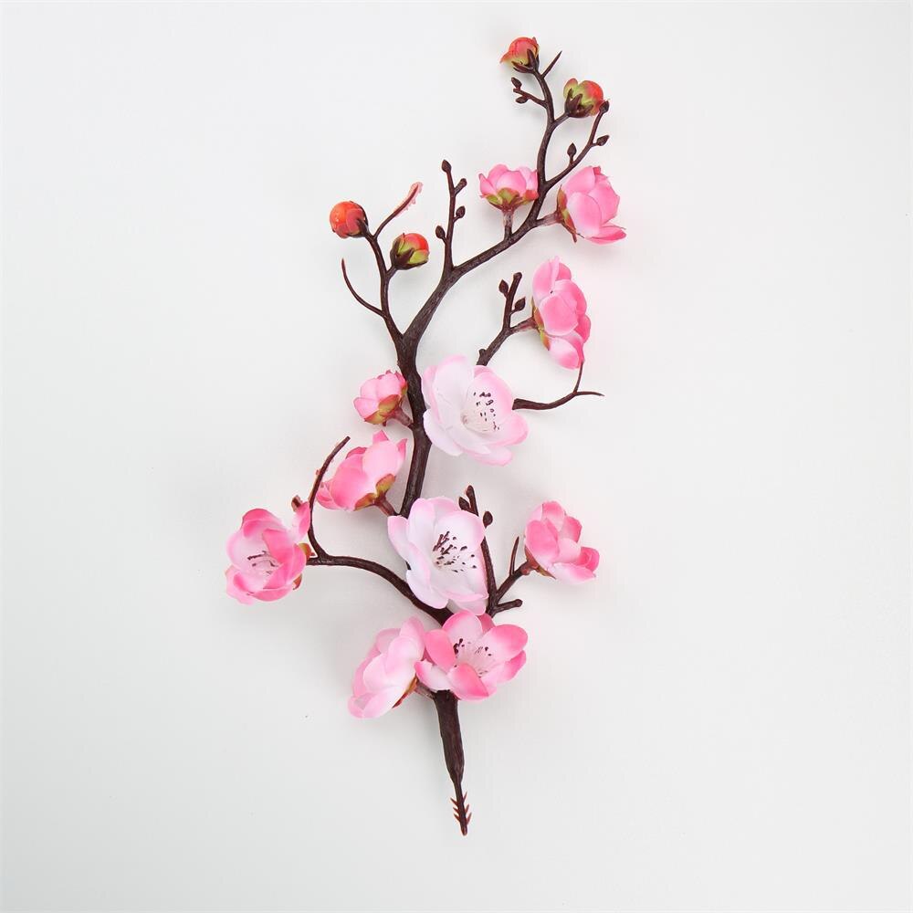 1Pc Kunstmatige Winterseet Bloem Takken Wit Roze Rood Geel Mume Lamei Bloem Voor Kerst Deur Tafel Bloemen Decoratie: Style 14   30cm