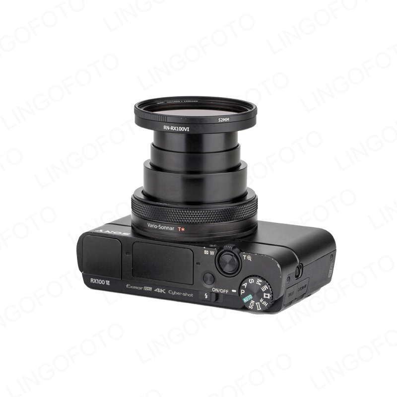 RN-RX100V 52mm Filter Adapter Objektiv Ring Objektiv Cap Set für Sony RX100 Mark VA Mark V Mark IV Mark III Mark II LL1618