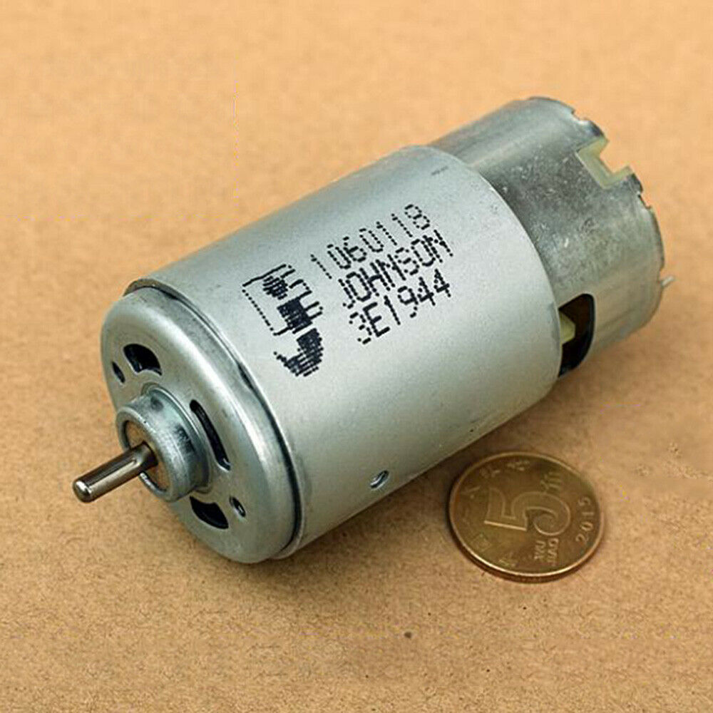 JOHNSON Electric RS-570 Motor DC12V 15V 18V 24V 20000RPM High Speed Large Torque with Cooling Fan DIY Violent Power Tool Motor