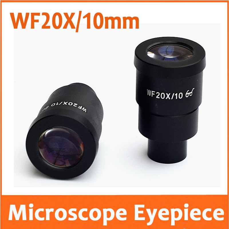 WF20X 20 Keer 10 Mm Hoge Eyepiont En Groothoek Stereo Microscoop Optische Oculair Met Montage Maat 30 Mm