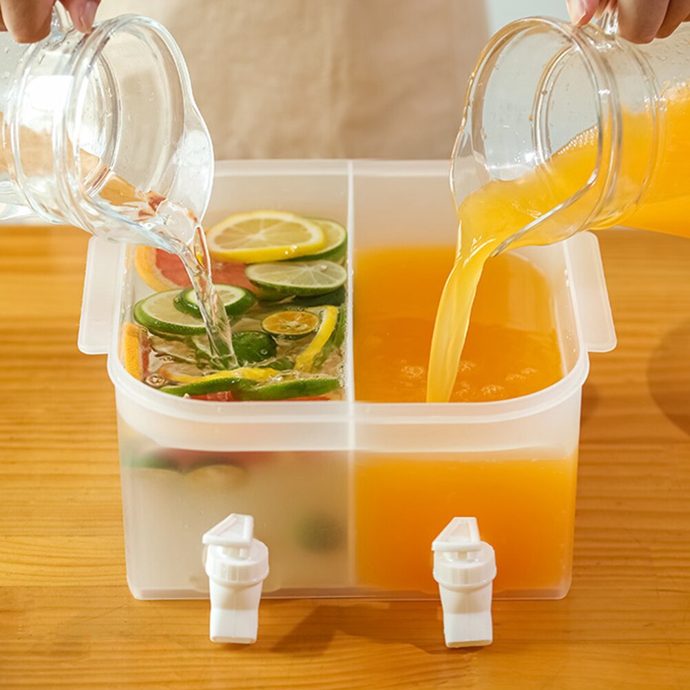Plastic Drank Met Spigot Iced Limonade Dispenser Voor Outdoor Party
