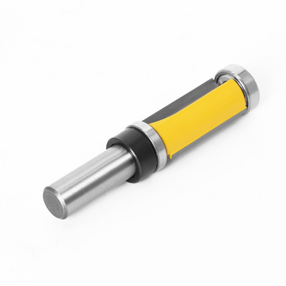 1pc 12mm shank 1/2inch shank 1-1/2" Extra Long Trim Pattern Top&Bottom Bearins Router Bit