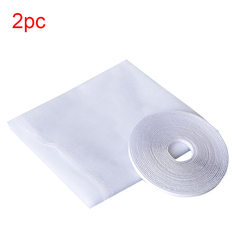 Indoor Insect Fly Mosquito Window Screen Curtain Mosquito Netting Door Anti Mosquito Net For Kitchen Window Home Protector: 2pc White / 1.3X1.5