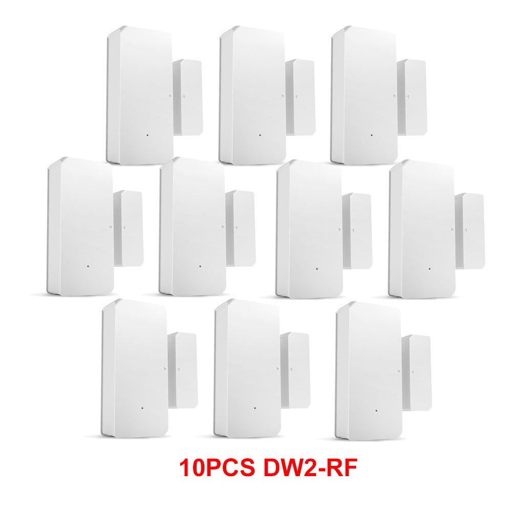 SONOFF DW2-RF 433MHz Wireless Door Window Sensor Works with SONOFF RF Bridge EV1527 Smart Scene Home Secuirty Devices: 10PCS DW2-RF