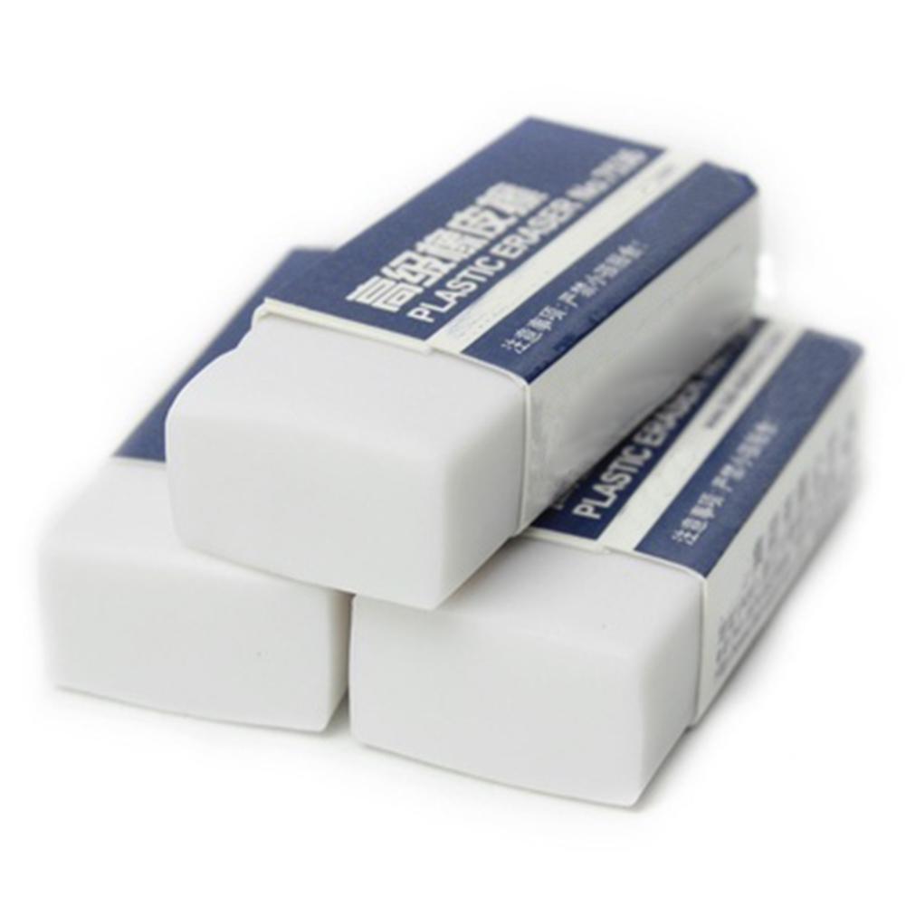 10Pcs Soft Pencil Rubber Erasers Drawing Art Eraser Students Stationery School Office Correction Supplies