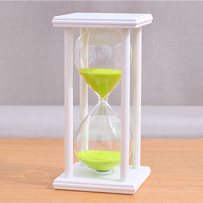 Sablier en bois sable sablier 45/60 Minute 20.5*10*10 compte à rebours horloge noël anniversaire décoration De la maison Reloj De Arena