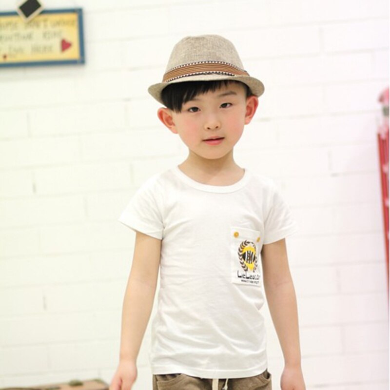 Boys Girls Children Fedoras Solid Sun Hats and Caps Child Caps British Jazz Noble Temperament Style For Age 2-6