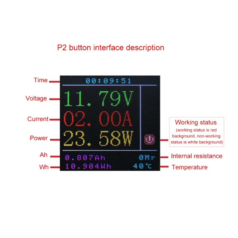 150W Constant Current Battery Tester with Modbus Discharge Capacity Voltage Current Tester Adjustable Electronic Load
