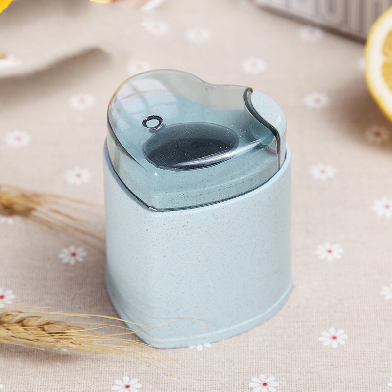 Style européen Automatique Support Pour Cure-Dents Conteneur De Paille De Blé de Table De Ménage Cure-Dents Boîte De Rangement Distributeur de Cure-Dents: C2