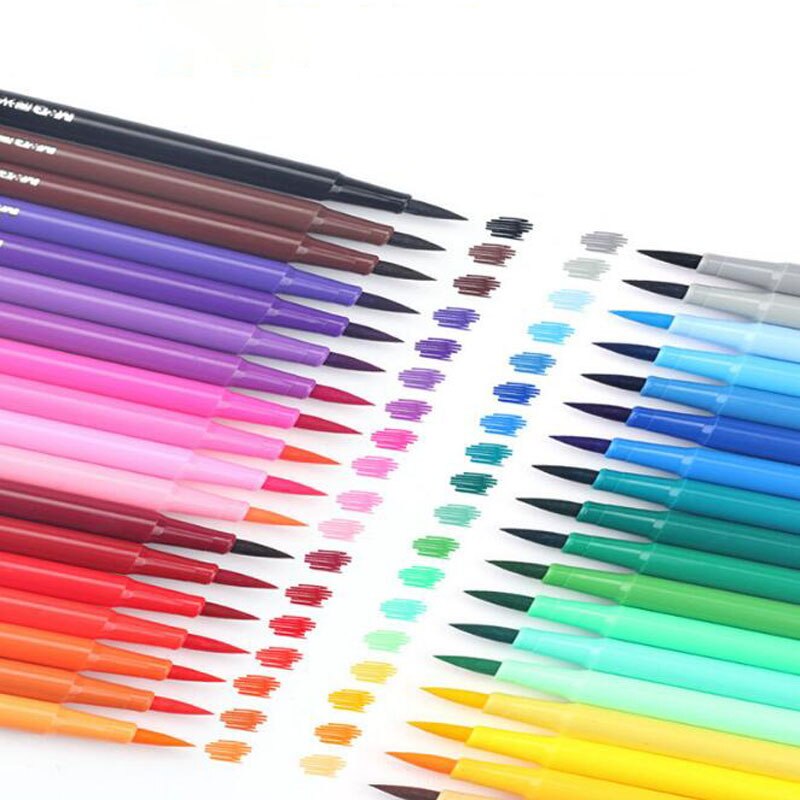 Soft Head Watercolor Pen Washable Watercolor Pen Not Dirty Hand Brush 12 Color Pen Set Painting Pen