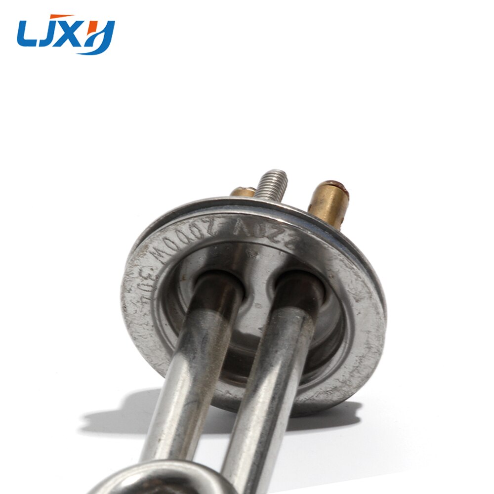 LJXH Cylindrical Sauna Heating Tube 220V 2KW Stainless Steel High Temperature Electric Heater Steam Bath Generator Element