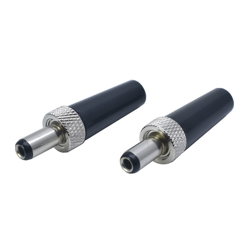 1 pz spina di alimentazione cc 5.5*2.1MM 5.5*2.5MM 5.5x2.1 5.5x2.5 spina di saldatura fai-da-te connettore adattatore Jack spina di ricarica porta di alimentazione con dado
