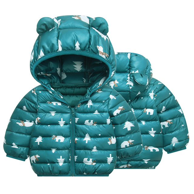 Medoboo Dikke Warme Baby Kleding Winter Jumpsuit voor een Jongen Meisje Pasgeborenen Snowsuit Overall Overalls Kinderen Kindje Jas Jas: ME0188-green / 18m