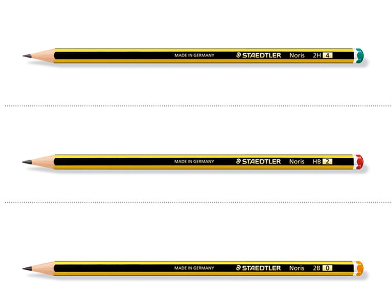 24 pcs STAEDTLER Noris 120 2B/HB/2H Beginner Student Pencil Sketch Painting Examination Write School Stationery