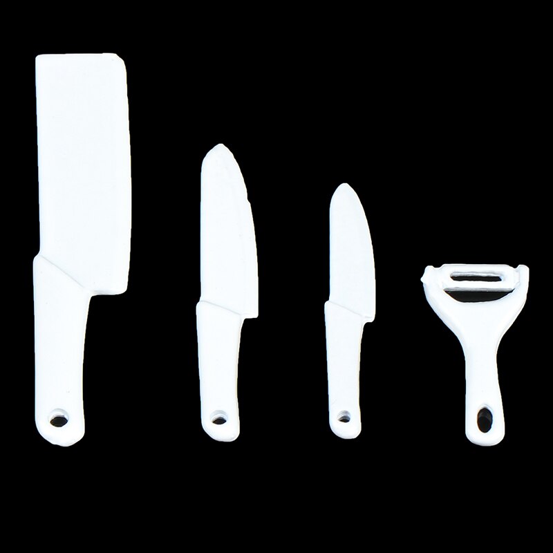 4pz 1/12 Carino miniatura Casa Delle Bambole impostato di Coltelli da cucina mini Accessori per Mobili mini Giocattoli ~