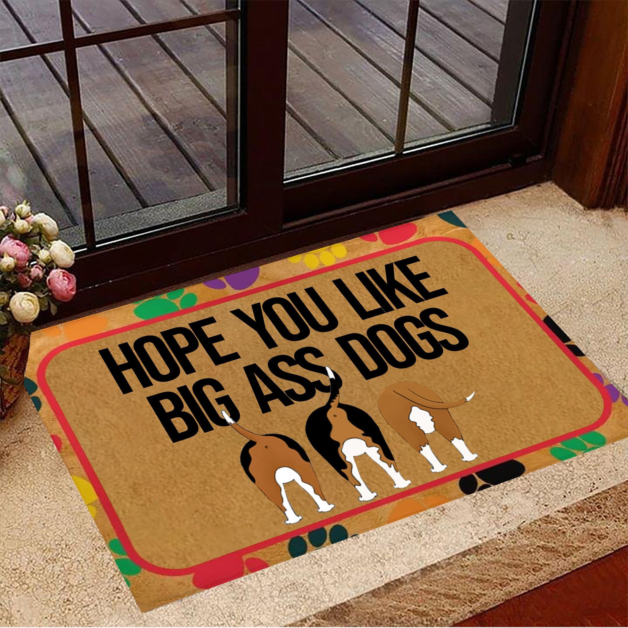 CLOOCL Golden retriever Speak Friend And Enter Doormat 3D Print Nonslip Absorbent Carpet for Bathroom Rug for Home: Doormat 9