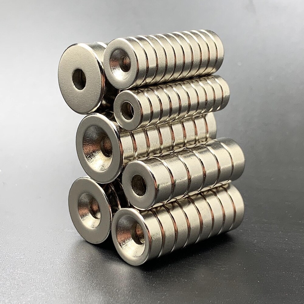 Kleine Versenkt Runde NdFeB Neodym Magnet Leistungsstarke Rare Earth Permanent Kühlschrank Magneten für DIY Gemeinsame magnet sets