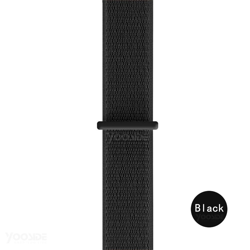 Fenix 6X/Fenix 5X 26mm QuickFit Watch Band Lightweight Nylon Loop Soft Sport Breathable Wristband Strap for Garmin Fenix 5 Plus: Black / 22mm for Fenix 6