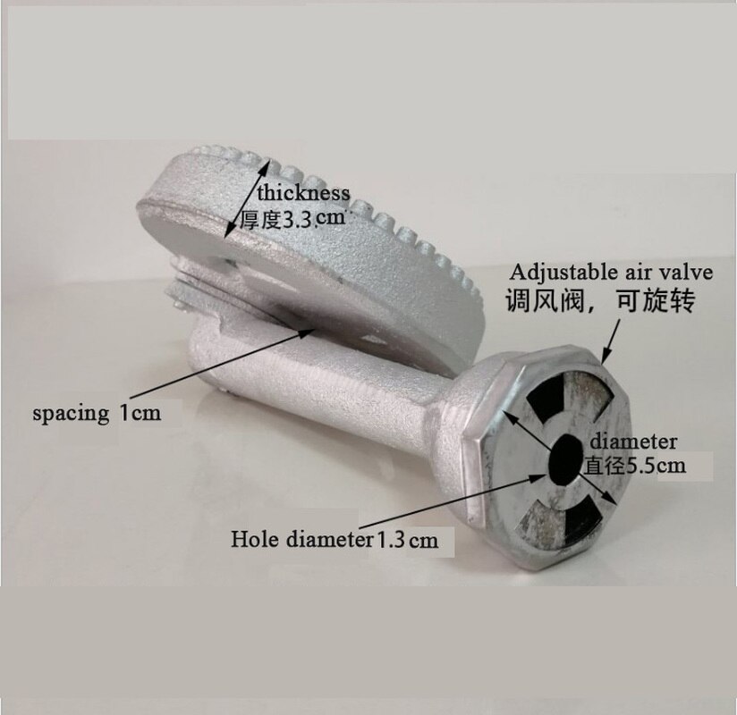 Iron replacement burner gas stove head propane burner accessories LPG burner accessories gas stove accessories 6 inch white