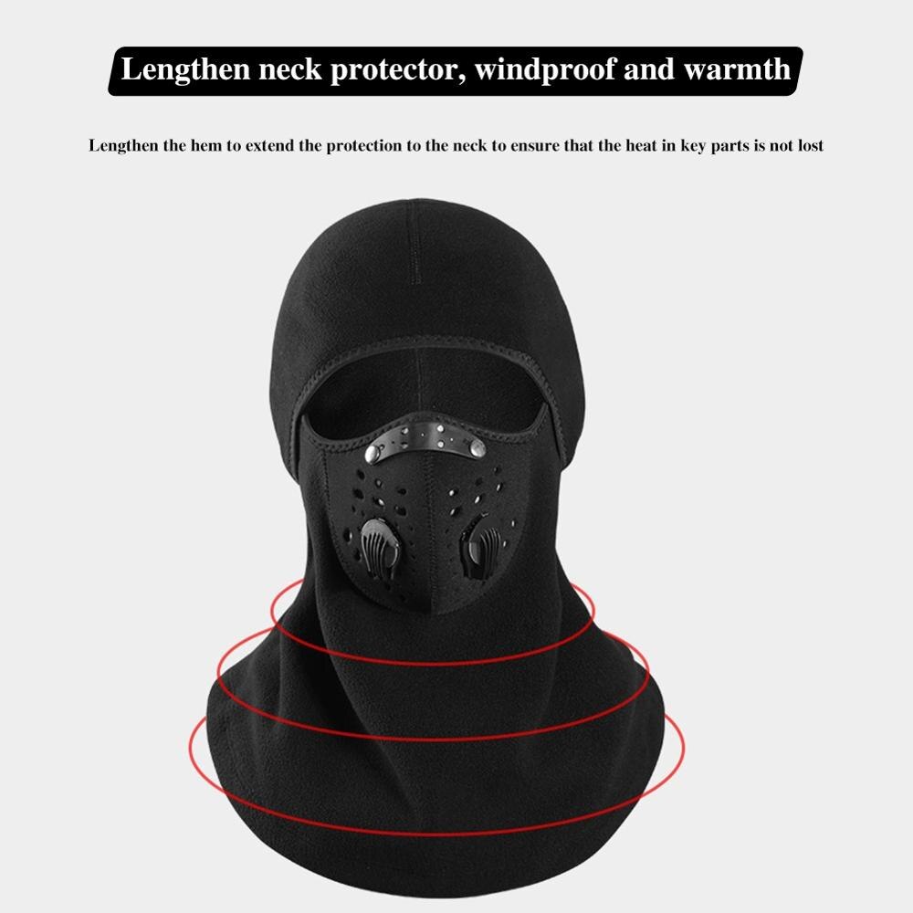 Cagoule chaude en polaire pour homme et femme, bonnet de randonnée, coupe-vent, thermique, Ski, moto