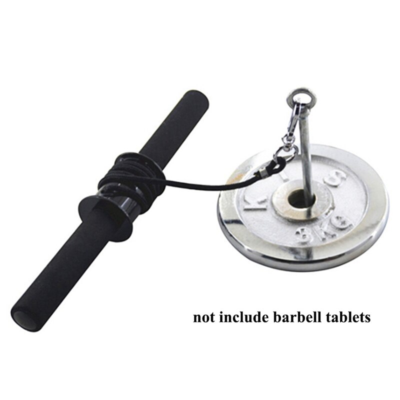 Fitness Gym Forearm Wrist Strengthener Trainer Hands Gripper Exerciser Strength Weight Lifting Rope Waist Rollers Stick Power