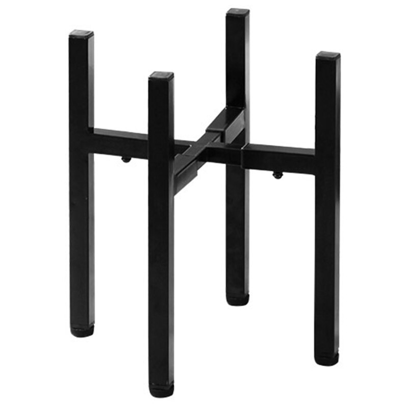 Bedste metalplanteholder indendørs med justerbar bredde, passer til 20.5 to 28.5 cm krukker, blomsterholder fra midten af århundredet til hjørneskærm: Default Title