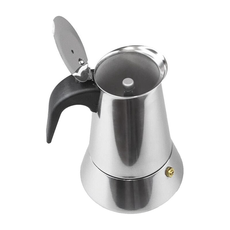 Stovetop Espresso Maker Moka Pot 4 Cup Percolator Coffee Maker Clic Cafe Maker Suitable for Induction Cookers