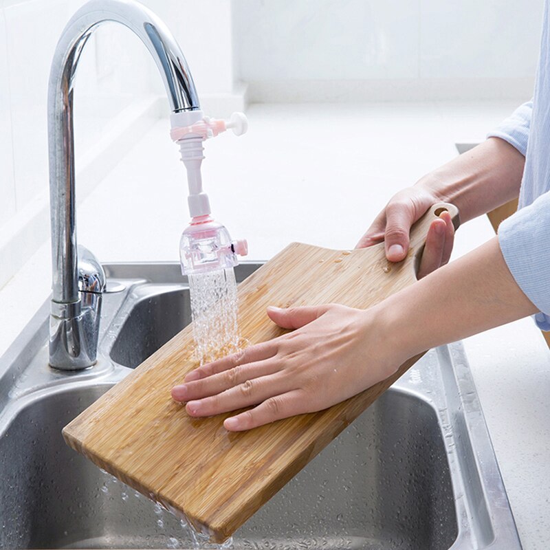 Alargador de grifo ajustable giratorio, boquilla de ahorro de agua, grifo para fregadero de cocina, baño, 1 ud.
