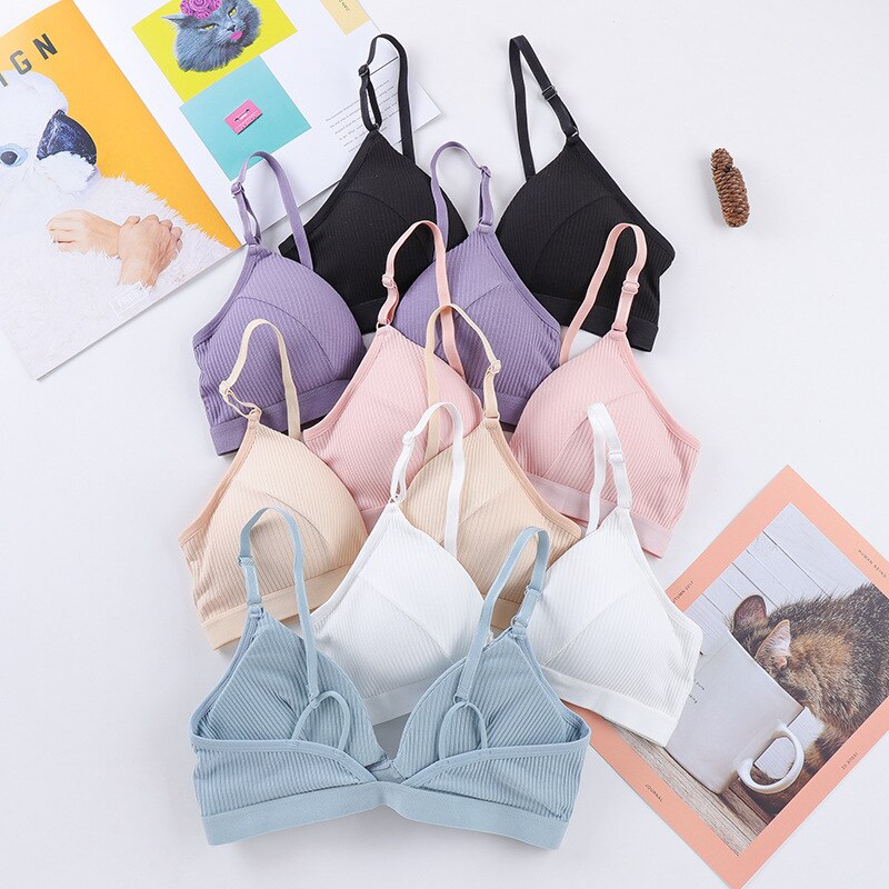 SVOKOR Push Up Bra Adjustable Beauty Backless Seamless Bralette Elastic Force Women's Underwear Crop Top